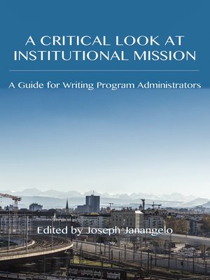 cover image of A Critical Look at Institutional Mission
